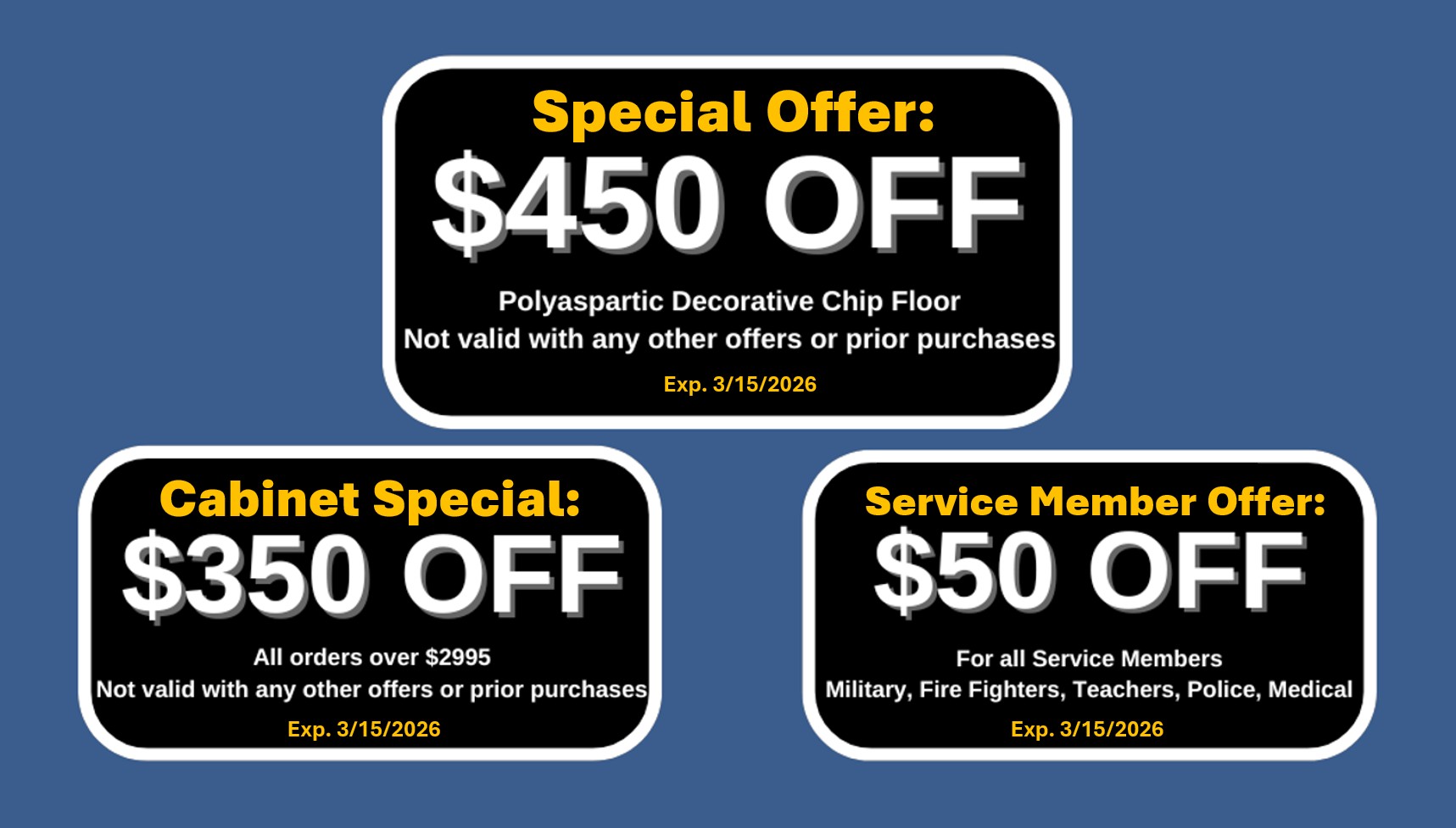 total garage use 2025 special offers and discounts